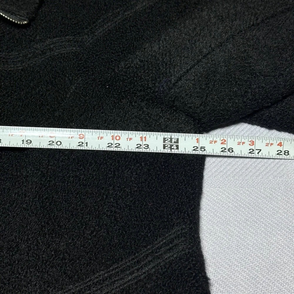 Jessica Simpson Black Wool Blend Boucle Textured Long Coat Women's Size‎ 2X